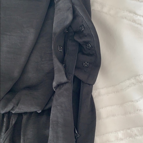 BCBGeneration || Black One Shoulder Ruffle Dress - Picture 6 of 6